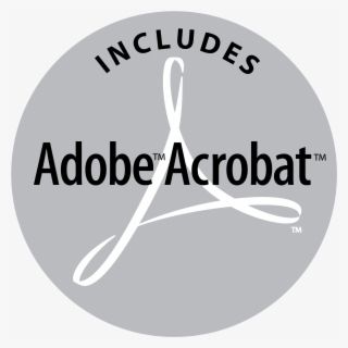 Adobe Acrobat Includes Logo Png Transparent