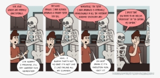 Skeleton Son's Human Dad From That Other Dimension