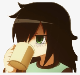 Sticker Tomoko Kuroki Watamote Tasse Kikoojap Manga