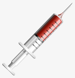 Syringe Illustration Red