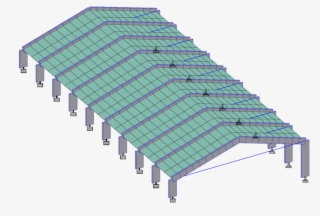 3d Model Of The Concrete Structure