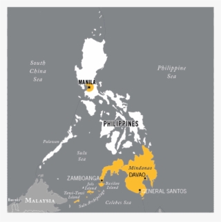 Map Of Abu Sayyaf Group Operational Area