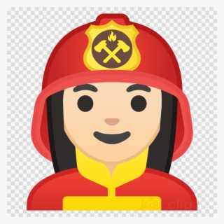 Emoji Firefighter Transparent Background Clipart Firefighter