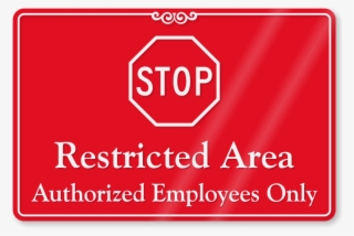 Restricted Area, Authorized Employees Only Showcase
