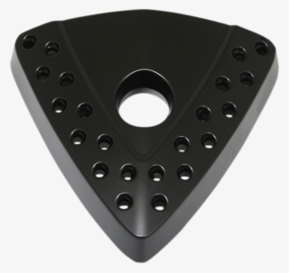 Custom Dynamics Black Motorcycle Cheese Wedge Side