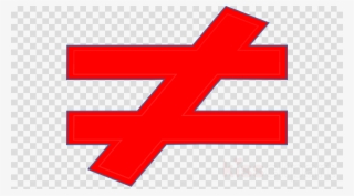 Does Not Equal Sign Vector Clipart Equals Sign Clip