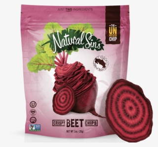 Natural Sins Crispy Chips Beet Flavour Baked Dried