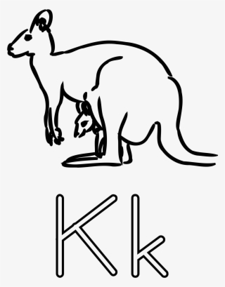 This Free Icons Png Design Of K Is For Kangaroo