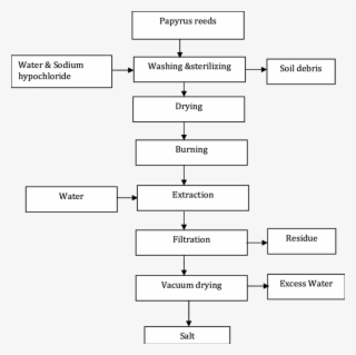 Pilot Production Flow Chart For Herbal Salt