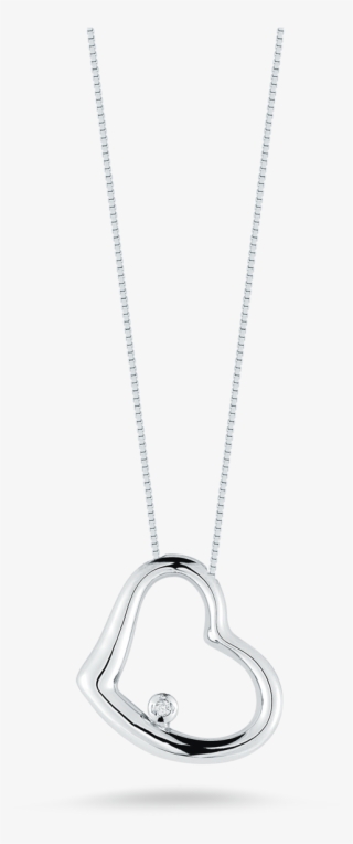 Roberto Coin Tiny Treasures 18k White Gold Slanted