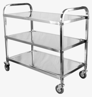 Stainless Steel 3 Tiers Trolley