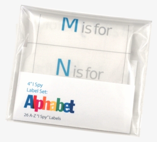 Image Of 4" I Spy Labels