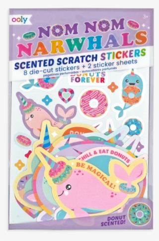 Nom Nom Narwhals Scented Stickers