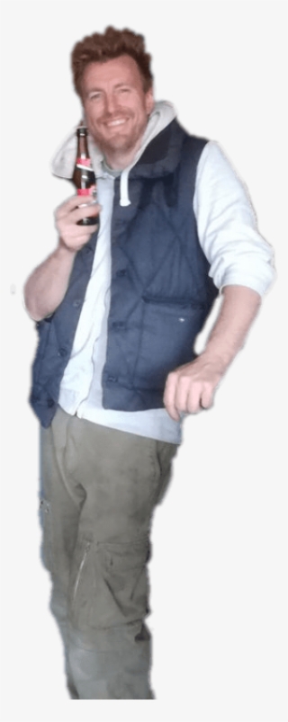 Jean Yves Wargnies Drinking Beer