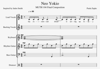 Paula Zupke Muth 104 Final Composition 2018 Sheet Music