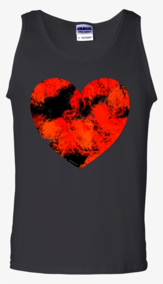 Grunge Heart- Men's Cotton Tank Top