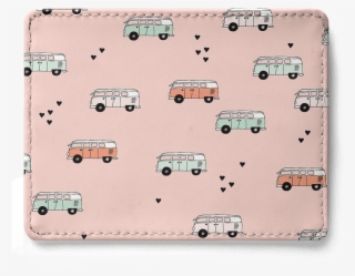Dailyobjects Hippie Bus Pattern Skinny Fit Card Wallet