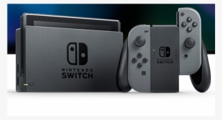 Cover Image For Nintendo Switch With Gray Joy-con - Refurbished Nintendo Switch