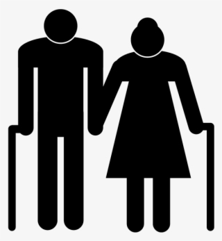 Grandparents Old Couple Elder - Old Age Symbol
