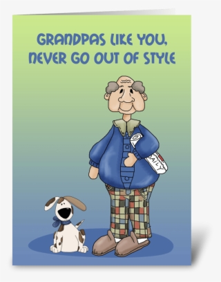 Grandpa, Dog, Grandparents Day - Love Grandpa