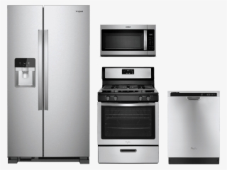 Whirlpool® 4 Piece Kitchen Package Stainless Steel - Maytag Fingerprint Resistant 4 Piece Kitchen Suite