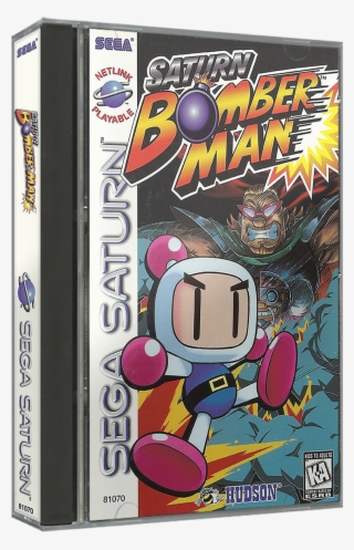 Sega Saturn Usa 3d Box Pack - Cover Sega Saturn Bomberman