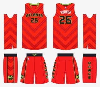 Atlanta Hawks Jersey Red