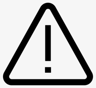 Png File - Attention Sign Black And White