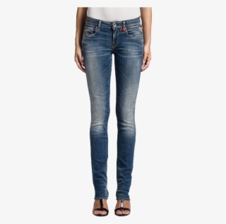 Replay Women S Vicki Straight Jeans Blue Blue Denim - Replay Women