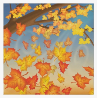 Autumn Leaves Wood Art - Maple Leaf