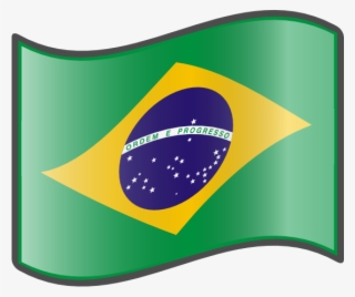 Brazil Flag Waving - Brazil Flag Clipart