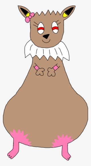 Wendy The Heavy Bottom Eevee - Cartoon