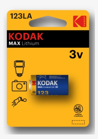 Kodak Battery 123 La - Sign