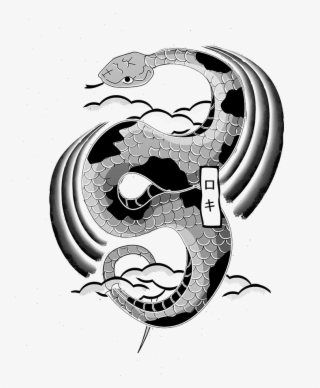 Snake Tattoo Png Pic - Illustration