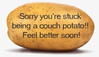 Sorry You're Stuck Being A Couch Potato Feel Better - Squash