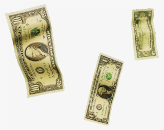 Cash Banknote United States One Hundred Bill - Dollar Bills Falling Png