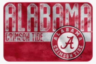 Alabama Crimson Tide Foam Rug Bathroom Mat "worn - Alabama Crimson Tide