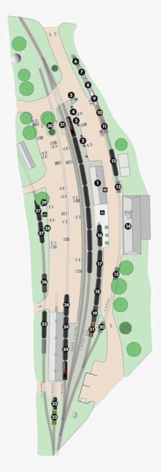 This Map Provides A Brief Overview Of The Trains, Equipment, - Plan