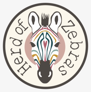 Herd Of Zebras Logo, Designed By Liz Franzoi - Circle