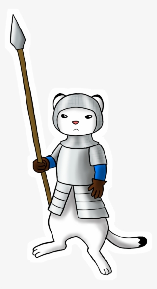 Weasel At Arms - Cartoon