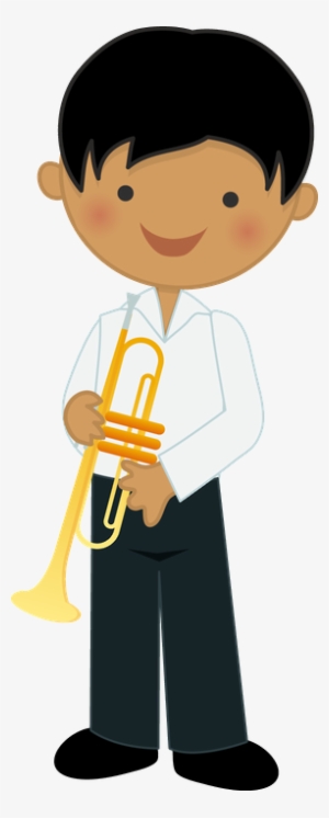 Clip Art Freeuse Download M Sica Minus Ilustracje Plansze - Niño Tocando Instrumento Musical Clipart