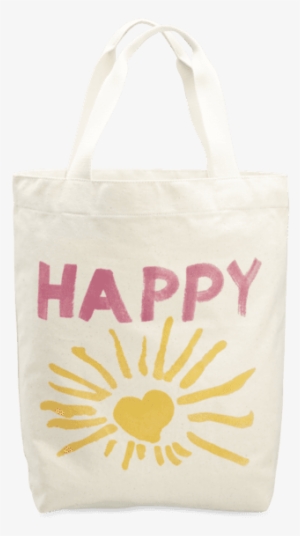 Life Is Good Simplicity Tote Happy Sun - Natural Happy