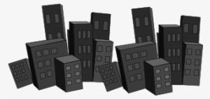 City Building Three Clip Art - Vector Images City Png