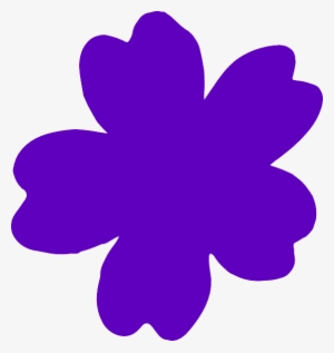 Purple Flower Clipart Flower Symbol - Violet Purple Flower Clipart