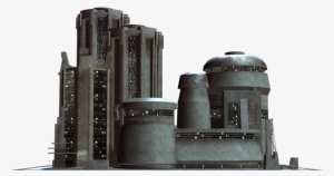 Transparent Buildings Sci Fi - Sci Fi Building Png