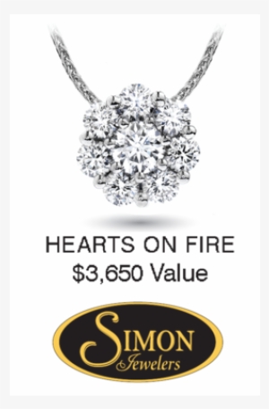 Image Necklace Simon Logo Together - Hearts On Fire Beloved Pendant Necklace