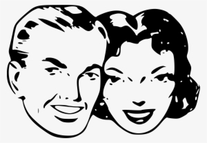 This Free Icons Png Design Of Happy Retro Couple