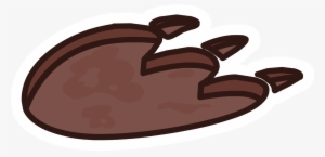 Dino Footprint Pin - Huellas De Dinosaurio Png