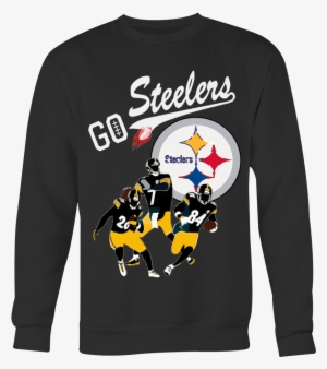 "go Steelers" Pittsburgh Steelers Crewneck Sweatshirt - Shirt