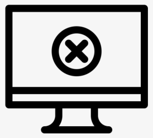 Computer Denied Rubber Stamp - Web Development Icons Png